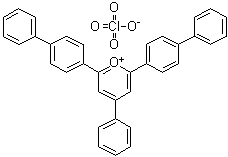 2,6-二([1,1'-联苯]-4-基)-4-苯基吡喃鎓高氯酸盐分子结构 (CAS 3557-66-2)