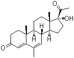 甲地孕酮分子结构 (CAS 3562-63-8)