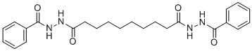 Decanedioic acid 1,10-bis(2-benzoylhydrazide) molecular structure (CAS 35658-27-6)