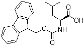 结构式 CAS# 35661-60-0, Fmoc-L-亮氨酸; 芴甲氧羰基-L-亮氨酸