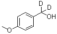 alpha,alpha-二氘代-4-甲氧基苄醇分子结构 (CAS 35693-15-3)