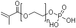 聚乙二醇甲基丙烯酸磷酸酯分子结构 (CAS 35705-94-3)