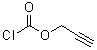 2-丙炔基氯甲酸酯分子结构 (CAS 35718-08-2)