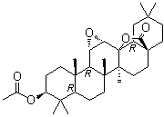3beta-Acetoxy-11alpha,12alpha-epoxyoleanan-13beta,28-olide molecular structure (CAS 35738-25-1)