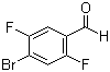 4-溴-2,5-二氟苯甲醛分子结构 (CAS 357405-75-5)