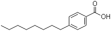 structure of CAS# 3575-31-3, 4-Octylbenzoic acid;p-Octylbenzoic acid