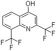 structure of CAS# 35853-41-9, 2,8-Bis(trifluoromethyl)-4-quinolinol;2,8-Di(trifluoromethyl)quinolin-4-ol