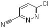 structure of CAS# 35857-89-7, 6-Chloro-3-pyridazinecarbonitrile