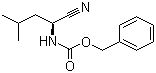 结构式 CAS# 3589-42-2, N-苄氧羰基-L-亮氨腈; N-[(1S)-1-氰基-3-甲基丁基]氨基甲酸苄酯