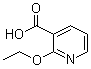 structure of CAS# 35969-54-1, 2-Ethoxy-3-pyridinecarboxylic acid;2-Ethoxy-3-pyridinecarboxylic acid; 2-Ethoxynicotinic acid