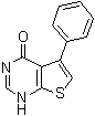 structure of CAS# 35978-39-3, 5-Phenylthieno[2,3-d]pyrimidin-4(1H)-one