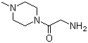 structure of CAS# 359821-43-5, 2-Amino-1-(4-methylpiperazin-1-yl)ethanone;1-(Aminoacetyl)-4-methylpiperazine