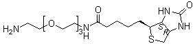 (+)-Biotinyl 3,6,9-trioxaundecanediamine molecular structure (CAS 359860-27-8)