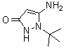 5-Amino-1-(1,1-dimethylethyl)-1,2-dihydro-3H-pyrazol-3-one molecular structure (CAS 359867-35-9)