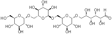 Isomaltotetraose molecular structure (CAS 35997-20-7)