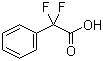 alpha,alpha-二氟苯乙酸分子结构 (CAS 360-03-2)