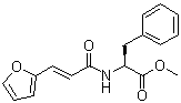 N-trans-(2-Furyl)acryloyl-L-phenylalanine methyl ester molecular structure (CAS 36020-63-0)