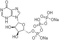 structure of CAS# 36051-67-9, Inosine-5'-triphosphate disodium salt;Inosine 5'-(tetrahydrogen triphosphate) disodium salt; ITP disodium salt