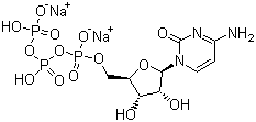 Cytidine-5'-triphosphate disodium salt molecular structure (CAS 36051-68-0)