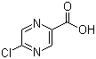 5-氯吡嗪-2-羧酸分子结构 (CAS 36070-80-1)
