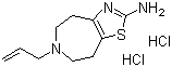 Talipexole dihydrochloride molecular structure (CAS 36085-73-1)