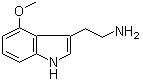 4-甲氧基色胺分子结构 (CAS 3610-35-3)