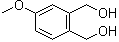 4-Methoxy-1,2-benzenedimethanol molecular structure (CAS 36132-95-3)
