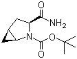 (1S,3S,5S)-3-(Aminocarbonyl)-2-azabicyclo[3.1.0]hexane-2-carboxylic acid tert-butyl ester molecular structure (CAS 361440-67-7)