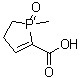 4,5-Dihydro-1-methyl-1H-phosphole-2-carboxylic acid 1-oxide molecular structure (CAS 36163-70-9)