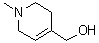 structure of CAS# 36166-75-3, 1,2,3,6-Tetrahydro-1-methyl-4-pyridinemethanol