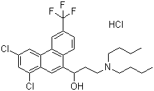 结构式 CAS# 36167-63-2, 盐酸卤泛群