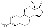 3-甲氧基-18-甲基-1,3,5(10)-雌甾三烯-17beta-醇分子结构 (CAS 3625-82-9)