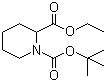 structure of CAS# 362703-48-8, Ethyl 1-Boc-piperidine-2-carboxylate