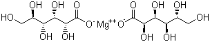 structure of CAS# 3632-91-5, Magnesium gluconate;D-Gluconic acid magnesium salt