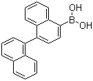 structure of CAS# 363607-69-6, B-[1,1'-Binaphthalen]-4-ylboronic acid