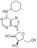 structure of CAS# 36396-99-3, N6-Cyclohexyladenosine;CHA; Cyclohexyladenosine; N-Cyclohexyladenosine