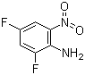 2,4-二氟-6-硝基苯胺分子结构 (CAS 364-30-7)