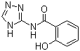 2-Hydroxy-N-1H-1,2,4-triazol-3-ylbenzamide molecular structure (CAS 36411-52-6)
