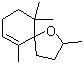 结构式 CAS# 36431-72-8, 茶香螺烷; 茶螺烷; 2,6,10,10-四甲基-1-氧杂螺[4.5]癸-6-烯