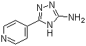 5-(吡啶-4-基)-4H-1,2,4-三唑-3-胺分子结构 (CAS 3652-17-3)