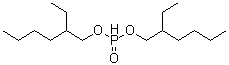 二(2-乙基己基)亚磷酸酯分子结构 (CAS 3658-48-8)