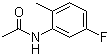 结构式 CAS# 366-49-4, 2-乙酰氨基-4-氟甲苯