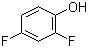 结构式 CAS# 367-27-1, 2,4-二氟苯酚