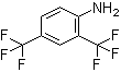结构式 CAS# 367-71-5, 2,4-二(三氟甲基)苯胺
