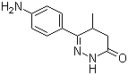 structure of CAS# 36725-28-7, 6-(4-Aminophenyl)-4,5-dihydro-5-methyl-3(2H)-pyridazinone