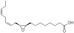 (2R,3S)-rel-3-(2Z,5Z)-2,5-辛二烯-1-基-2-环氧乙烷辛酸分子结构 (CAS 36747-82-7)