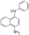 N-Phenyl-1,4-naphthalenediamine molecular structure (CAS 36778-52-6)