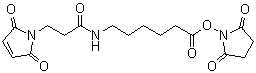 Succinimidyl 6-(beta-maleimidopropionamido)hexanoate molecular structure (CAS 367927-39-7)