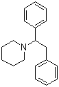 1-(1,2-Diphenylethyl)piperidine molecular structure (CAS 36794-52-2)