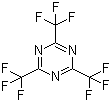 2,4,6-Tris(trifluoromethyl)-1,3,5-triazine molecular structure (CAS 368-66-1)